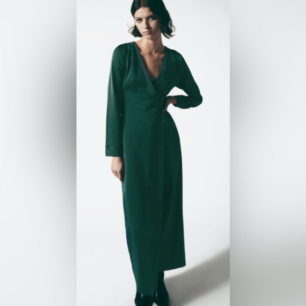 ZARA Wrap Jumpsuit With Buckle